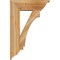 Ekena Millwork Imperial Traditional Rough Sawn Bracket w/ Offset Brace, Western Red Cedar, 8"W x 24"D x 36"H BKT0806X24X36IMP01RWR - alternate 2